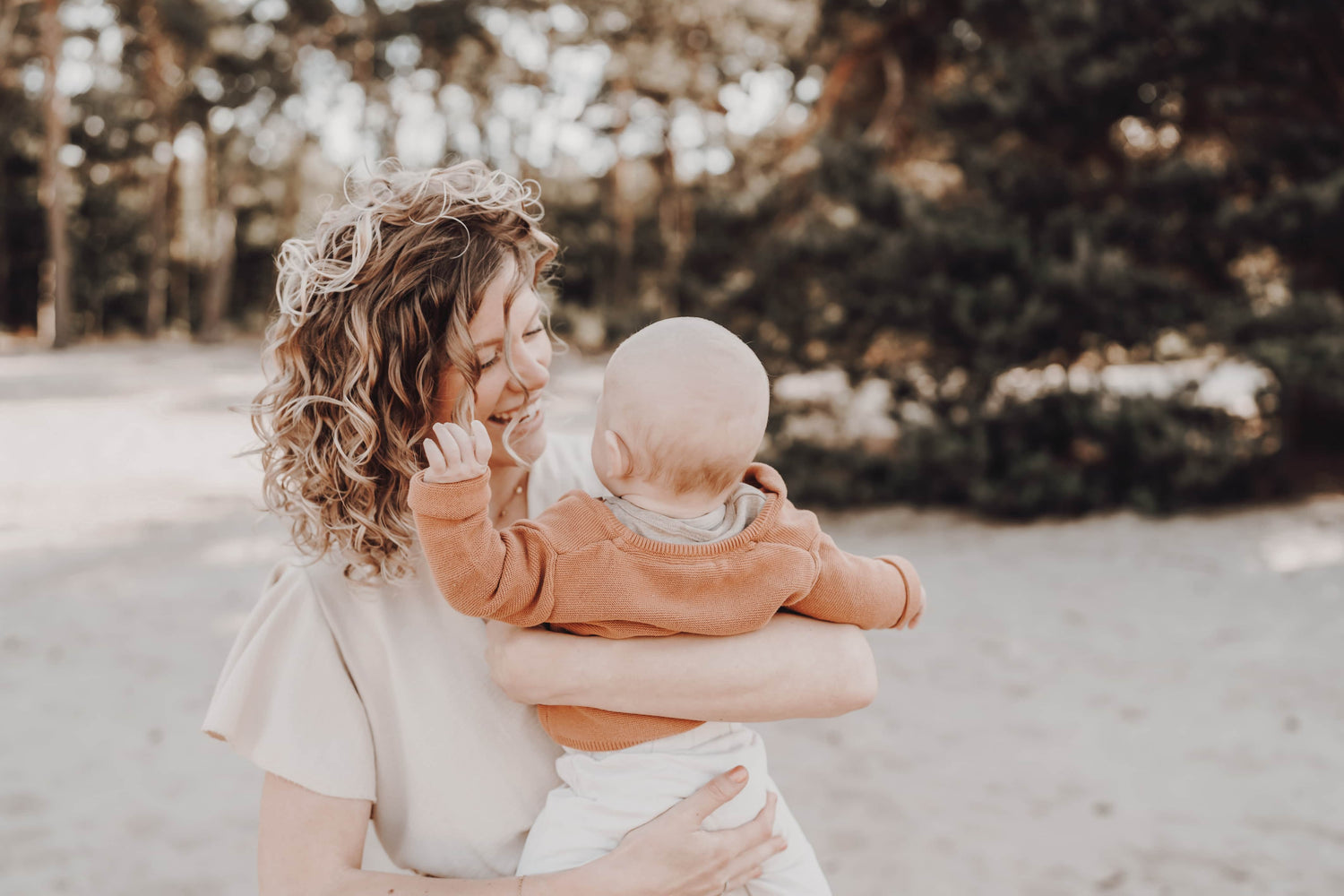Foto van moeder Madelaine en zoon Lyam