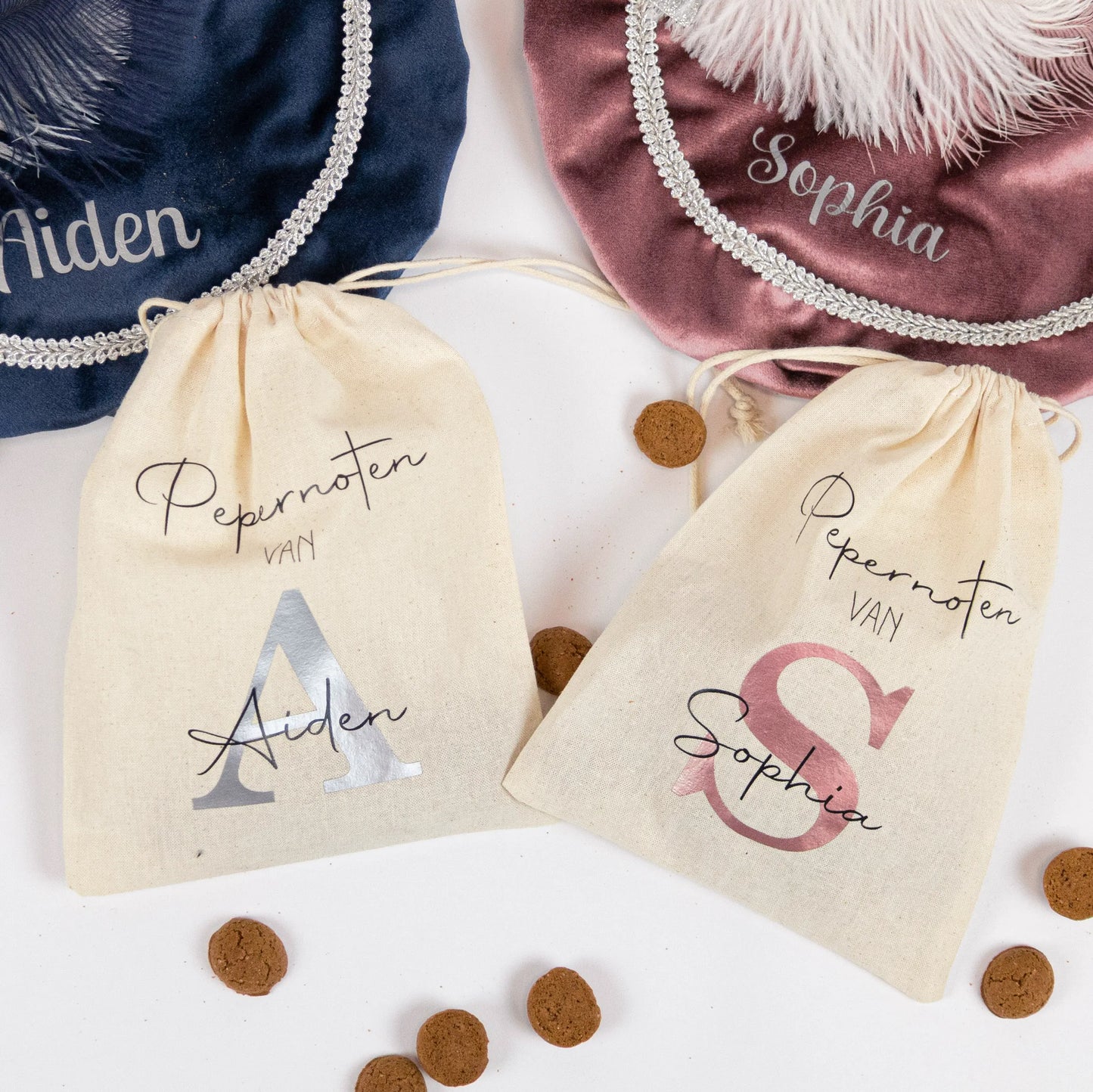 Pepernotenzakje met naam - Monogram
