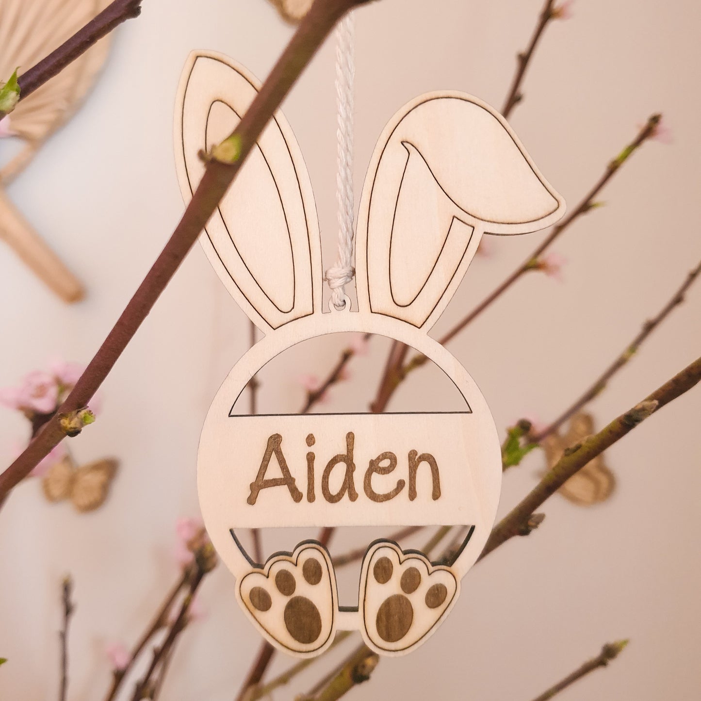 Paashanger met naam - Paashaas Flapoor - Little Ukkies Ornamenten